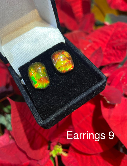 Ammolite Earrings 009