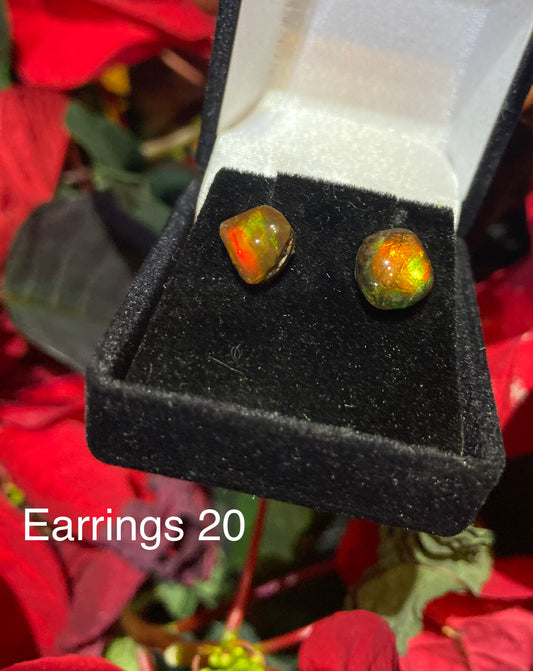 Ammolite Earrings 020