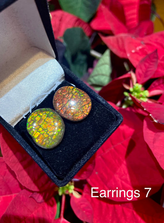 Ammolite Earrings 007