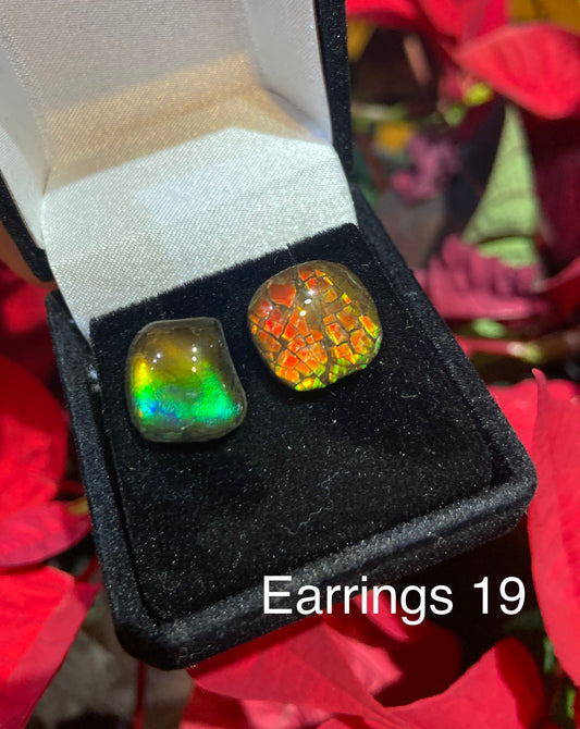 Ammolite Earrings 019
